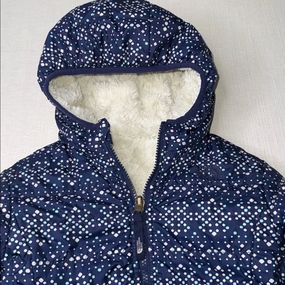 The North Face Girls' Printed Reversible Mossbud Swirl Jacket